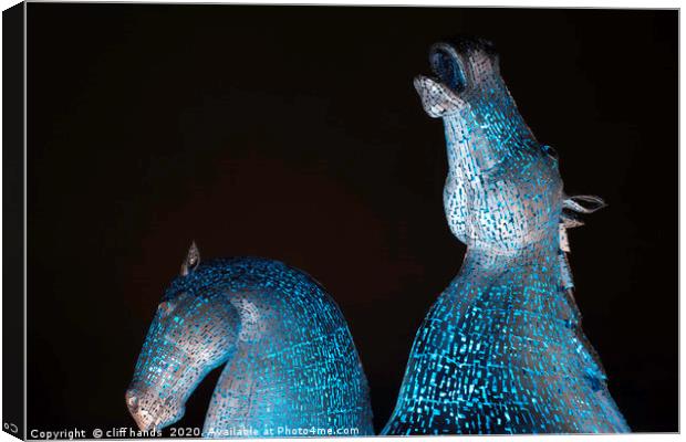 The Kelpies Canvas Print by Scotland's Scenery