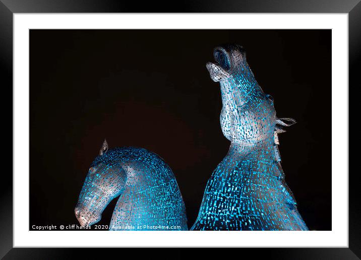 The Kelpies Framed Mounted Print by Scotland's Scenery