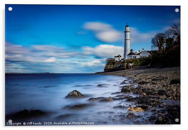 Tayport lighthouse  Acrylic by Scotland's Scenery