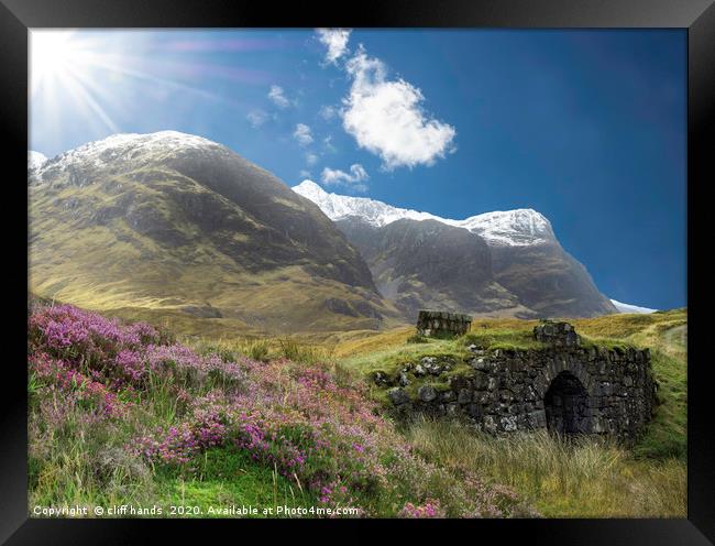 view of Glencoe, highlands, scotland, uk. Framed Print by Scotland's Scenery