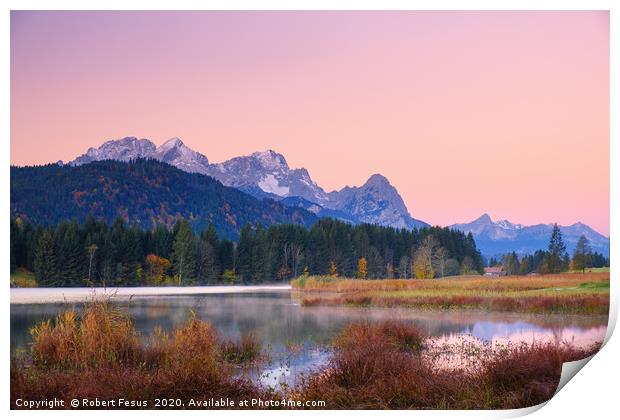 Morning at Lake Geroldsee  Print by Robert Fesus