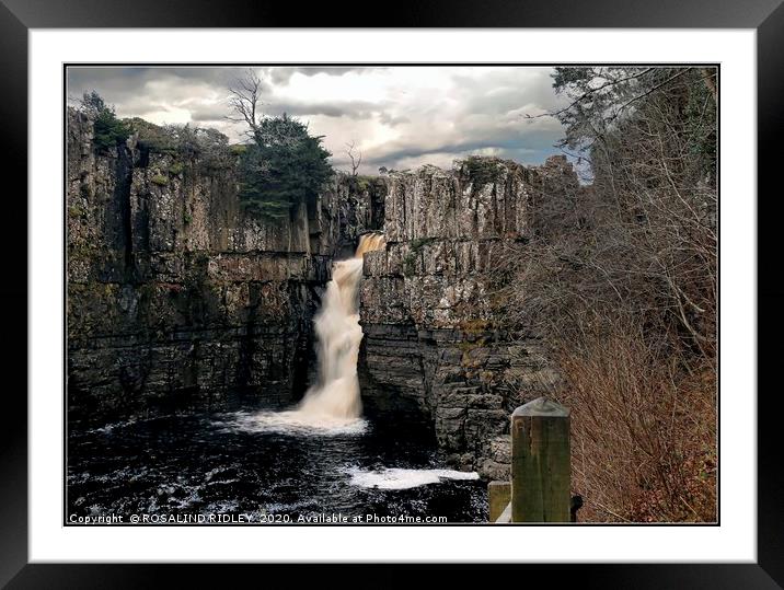 "High Force" Framed Mounted Print by ROS RIDLEY