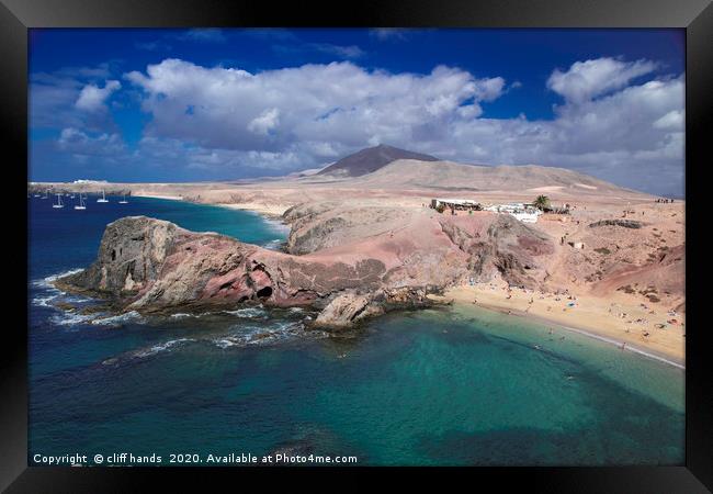 Lanzarote coastline Framed Print by Scotland's Scenery