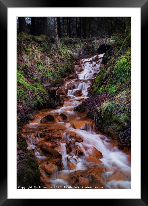 Blairadam forest falls Framed Mounted Print by Scotland's Scenery