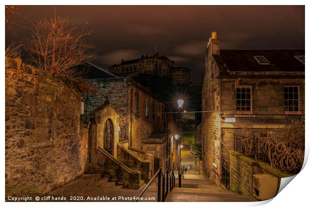 The Vennel, Edinburgh, Scotland. Print by Scotland's Scenery