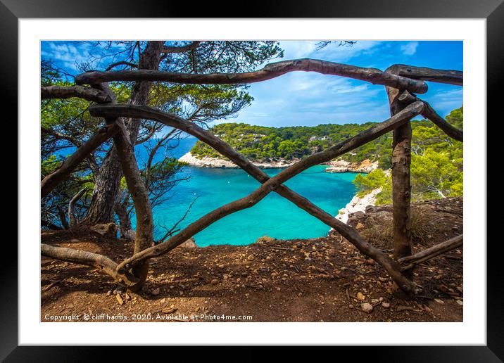 Menorca View Framed Mounted Print by Scotland's Scenery