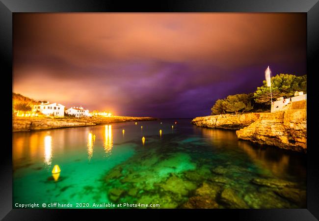 Cala Blanca coast, Menorca. Framed Print by Scotland's Scenery