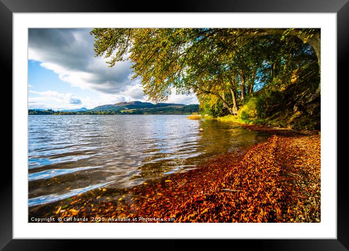 Banks of Loch Lomond. Framed Mounted Print by Scotland's Scenery