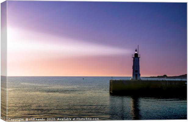 Anstruther Harbour Lighthouse, Fife, Scotland. Canvas Print by Scotland's Scenery