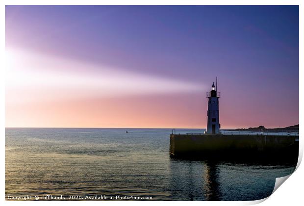 Anstruther Harbour Lighthouse, Fife, Scotland. Print by Scotland's Scenery