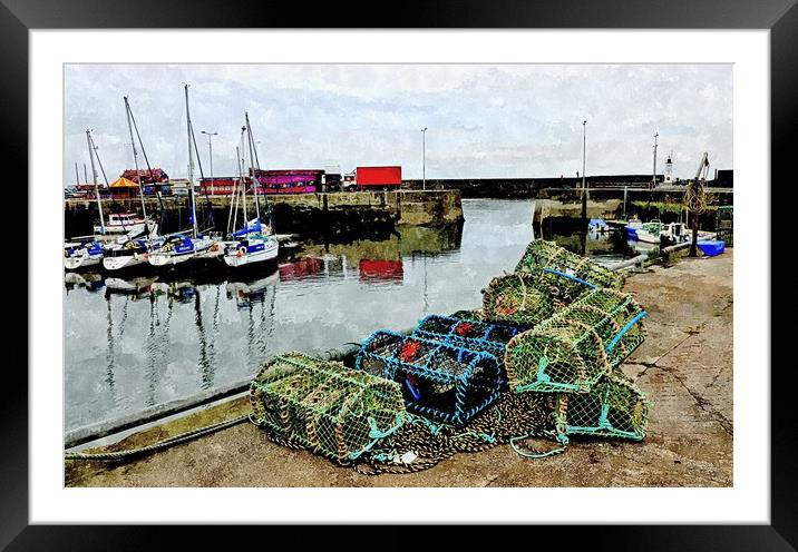 anstruther-scotland Framed Mounted Print by dale rys (LP)
