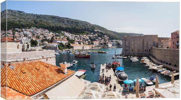 Boat trips from Dubrovnik Canvas Print by Jason Wells
