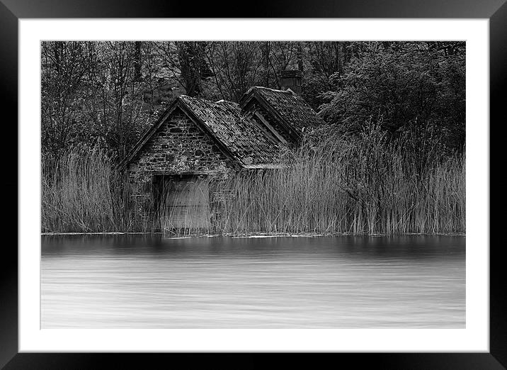 Old Boat House Framed Mounted Print by Keith Thorburn EFIAP/b