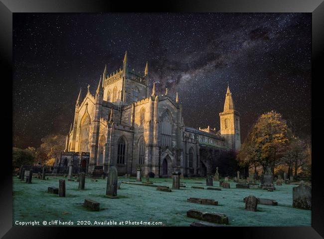 Dunfermline Abbey at night Framed Print by Scotland's Scenery