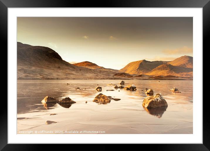 Rannoch mor, Highlands, Scotland. Framed Mounted Print by Scotland's Scenery