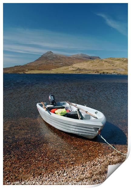 A calm Loch Assynt                              Print by Jack Byers