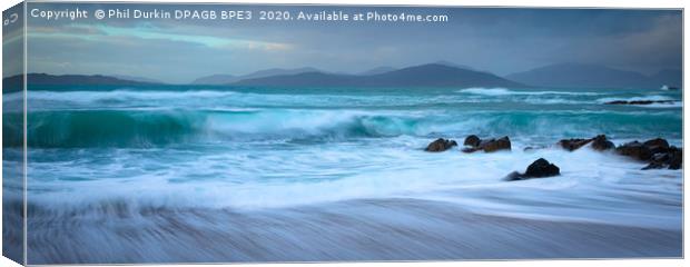 Rush Hour - Outer Hebrides Style Canvas Print by Phil Durkin DPAGB BPE4