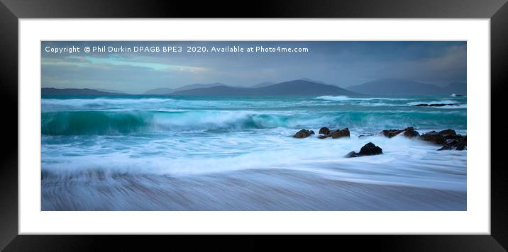 Rush Hour - Outer Hebrides Style Framed Mounted Print by Phil Durkin DPAGB BPE4