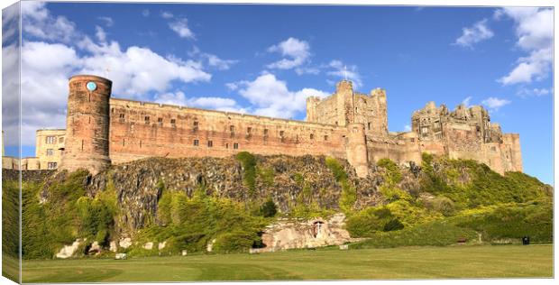 Simply stunning Bamburgh Castle Canvas Print by Naylor's Photography