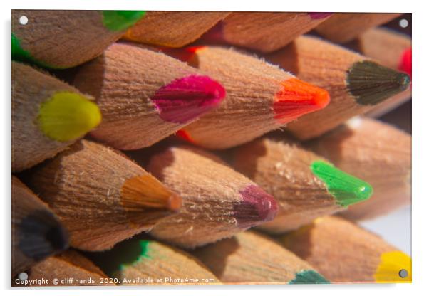 Crayon colour Acrylic by Scotland's Scenery
