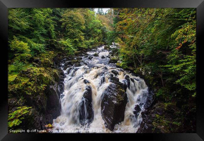 Hermitage waterfalls scotland Framed Print by Scotland's Scenery