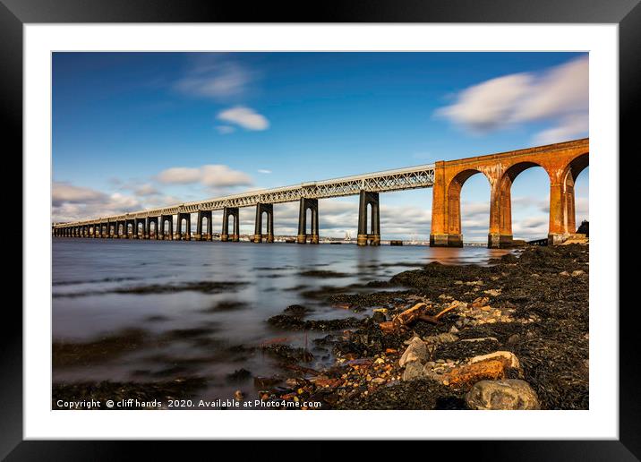 Tay Rail Bridge Framed Mounted Print by Scotland's Scenery