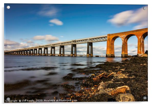 Tay Rail Bridge Acrylic by Scotland's Scenery