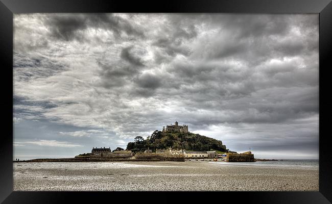 St Michael's Mount Cornwall (Pano) Framed Print by Mike Gorton