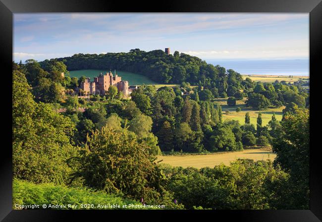 Dunster Castle Framed Print by Andrew Ray