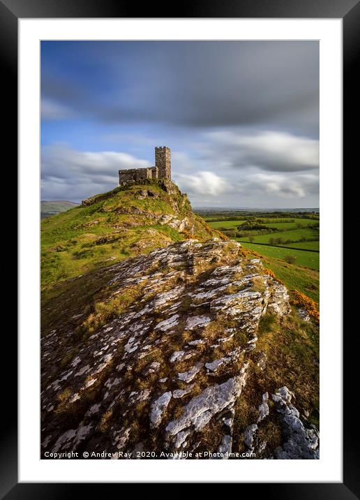 Church View (Brent Tor) Framed Mounted Print by Andrew Ray
