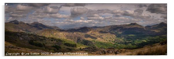 Snowdonia Panorama Acrylic by Lee Sutton