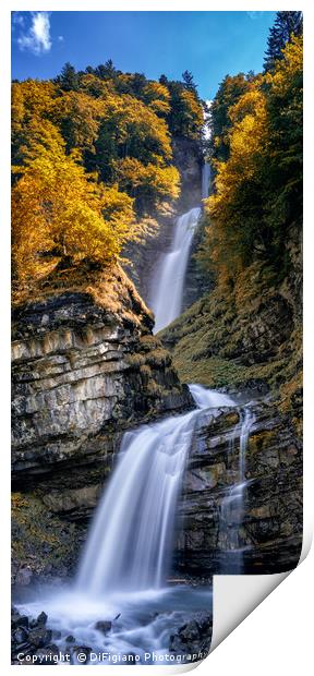 Diesbach Creek Waterfalls Print by DiFigiano Photography
