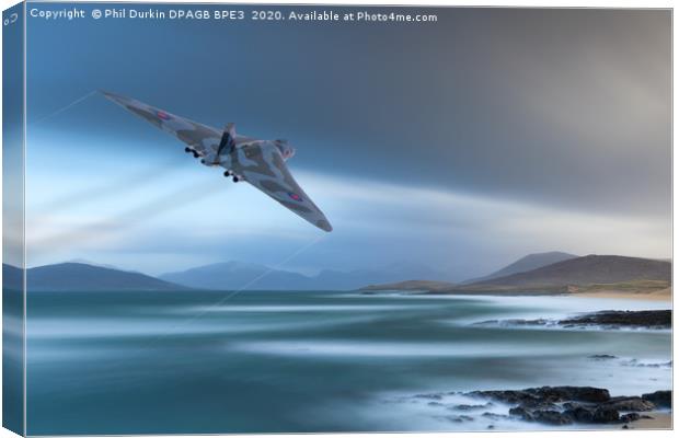 Avro Vulcan Bomber Canvas Print by Phil Durkin DPAGB BPE4
