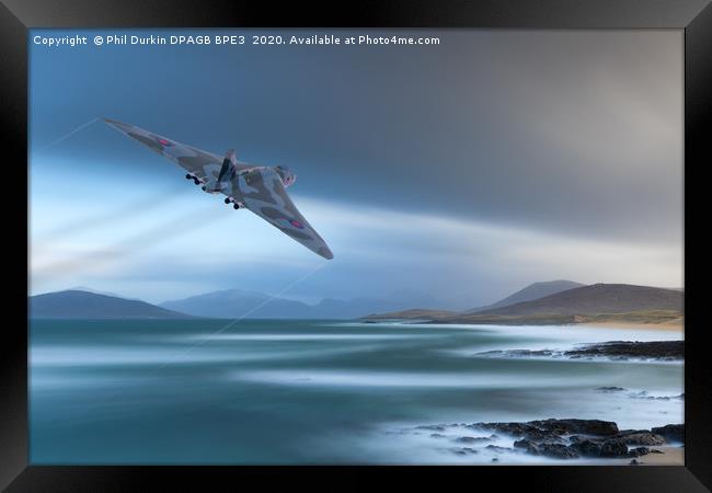 Avro Vulcan Bomber Framed Print by Phil Durkin DPAGB BPE4