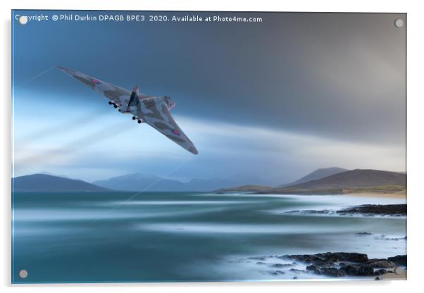 Avro Vulcan Bomber Acrylic by Phil Durkin DPAGB BPE4
