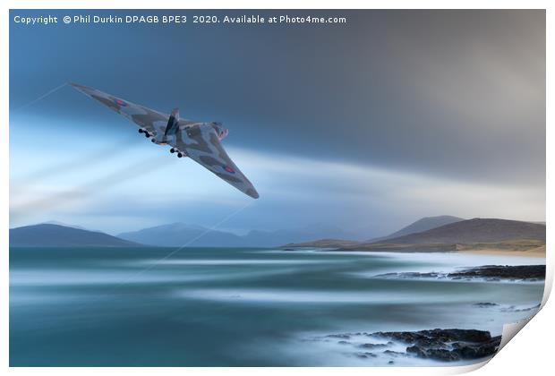 Avro Vulcan Bomber Print by Phil Durkin DPAGB BPE4