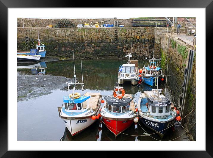 low tide crail 2 Framed Mounted Print by dale rys (LP)
