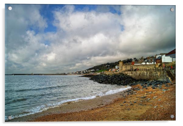 Church Beach View                        Acrylic by Darren Galpin