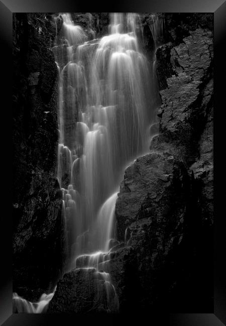Wailing Widow Waterfalls Scotland Framed Print by Derek Beattie