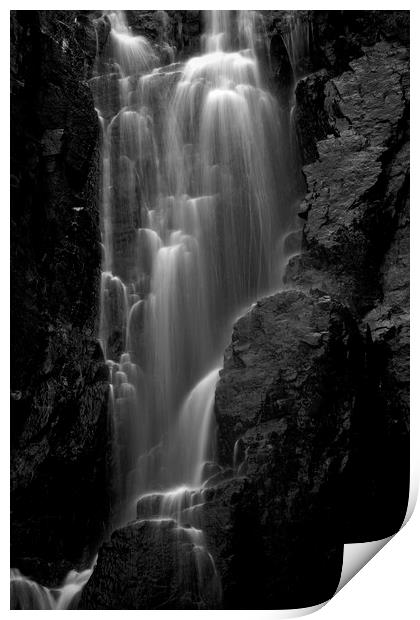 Wailing Widow Waterfalls Scotland Print by Derek Beattie