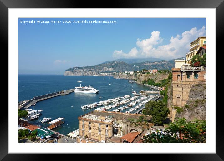 Sorrento  Framed Mounted Print by Diana Mower