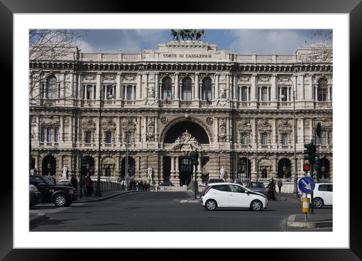The Supreme Court of Cassation (Hall of Justice),  Framed Mounted Print by M. J. Photography
