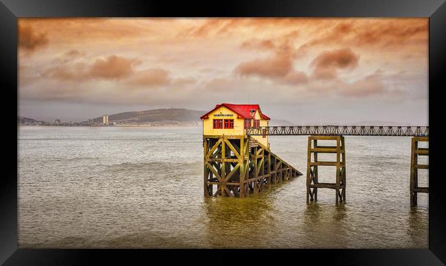 Mumbles Lifeboat Station, Swansea, Wales, UK Framed Print by Mark Llewellyn