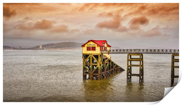 Mumbles Lifeboat Station, Swansea, Wales, UK Print by Mark Llewellyn