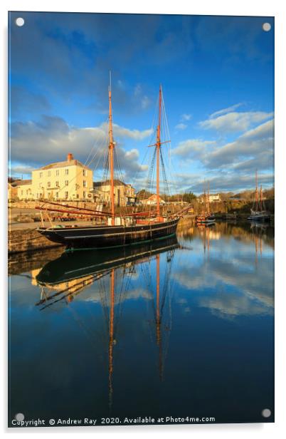 Reflections at Charlestown Acrylic by Andrew Ray