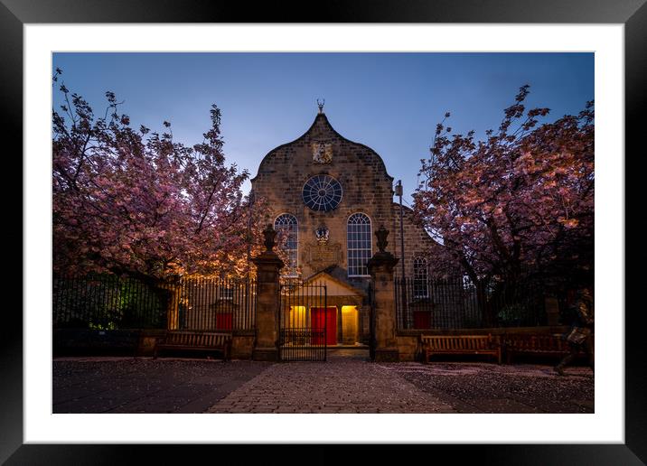 The Canongate Kirkyard 2 Framed Mounted Print by Steven Lennie