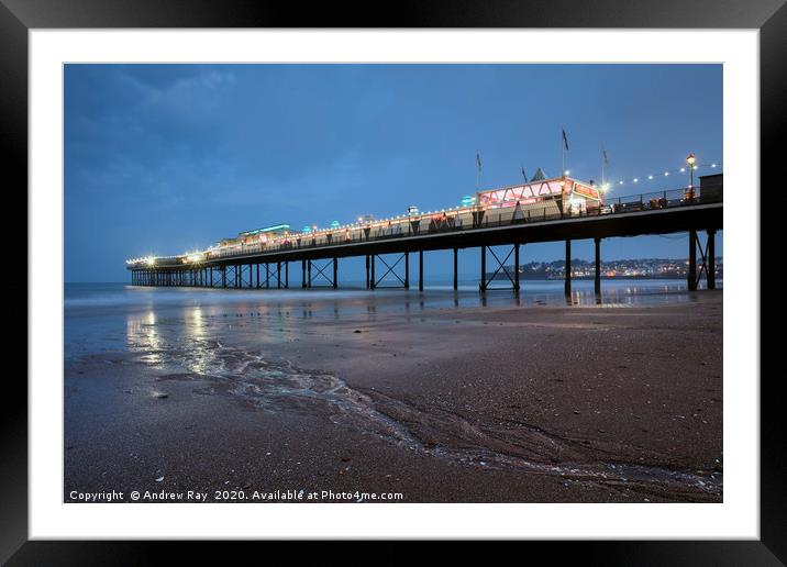 The Pier at Paignton Framed Mounted Print by Andrew Ray