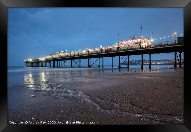 The Pier at Paignton Framed Print by Andrew Ray