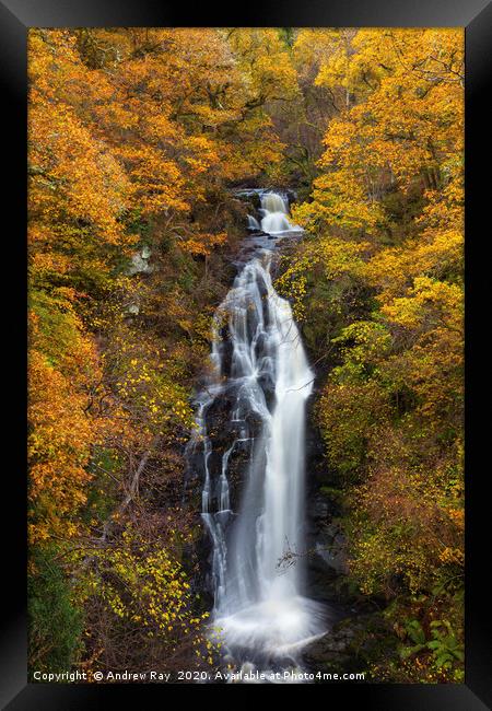 Black Spout (Perthshire) Framed Print by Andrew Ray