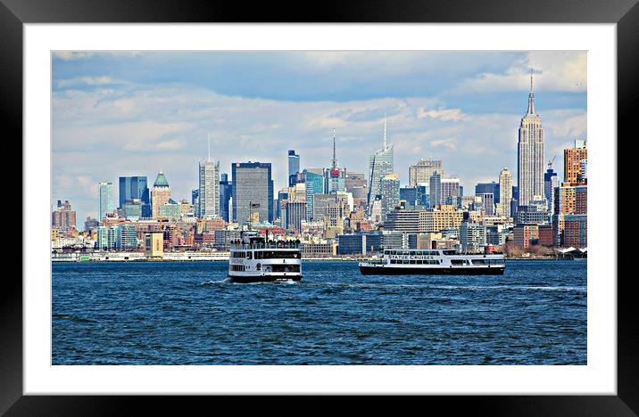 NEW YORK CITY Framed Mounted Print by Sue HASKER